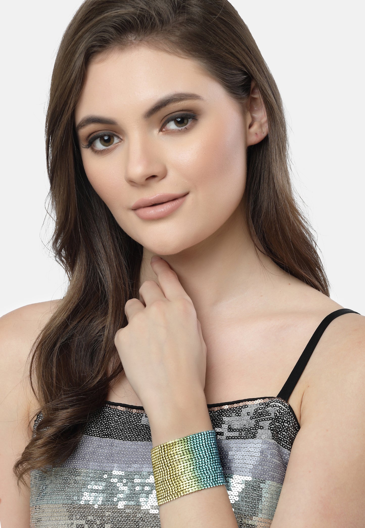Luxuriöses mehrfarbiges Diva-Armband