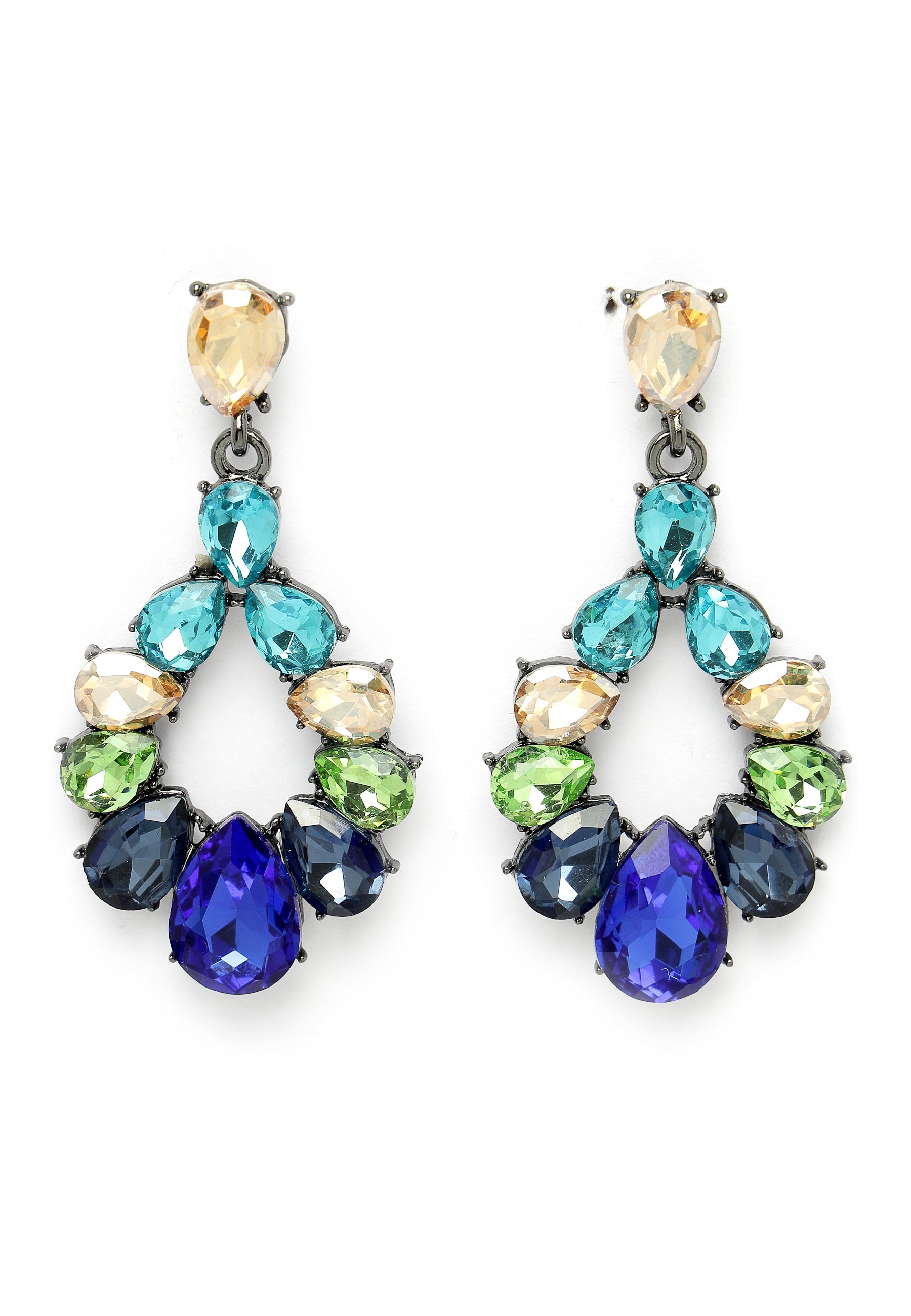 Mysterious Crystal Dangle Earrings