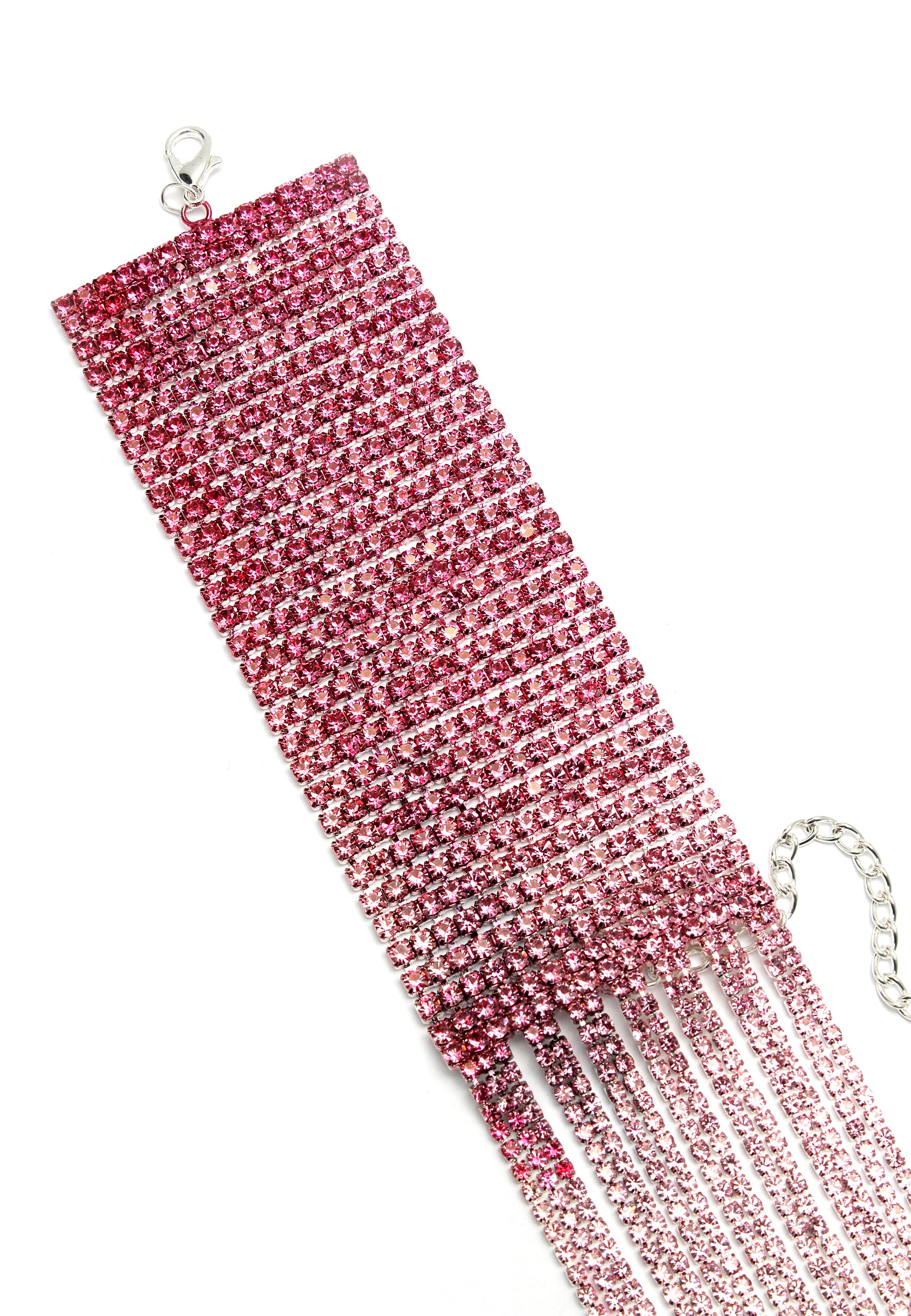 Bracciale Chevron Glitter Rosa