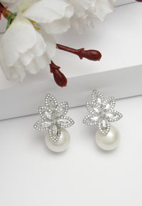 Zirconia Floral Drops