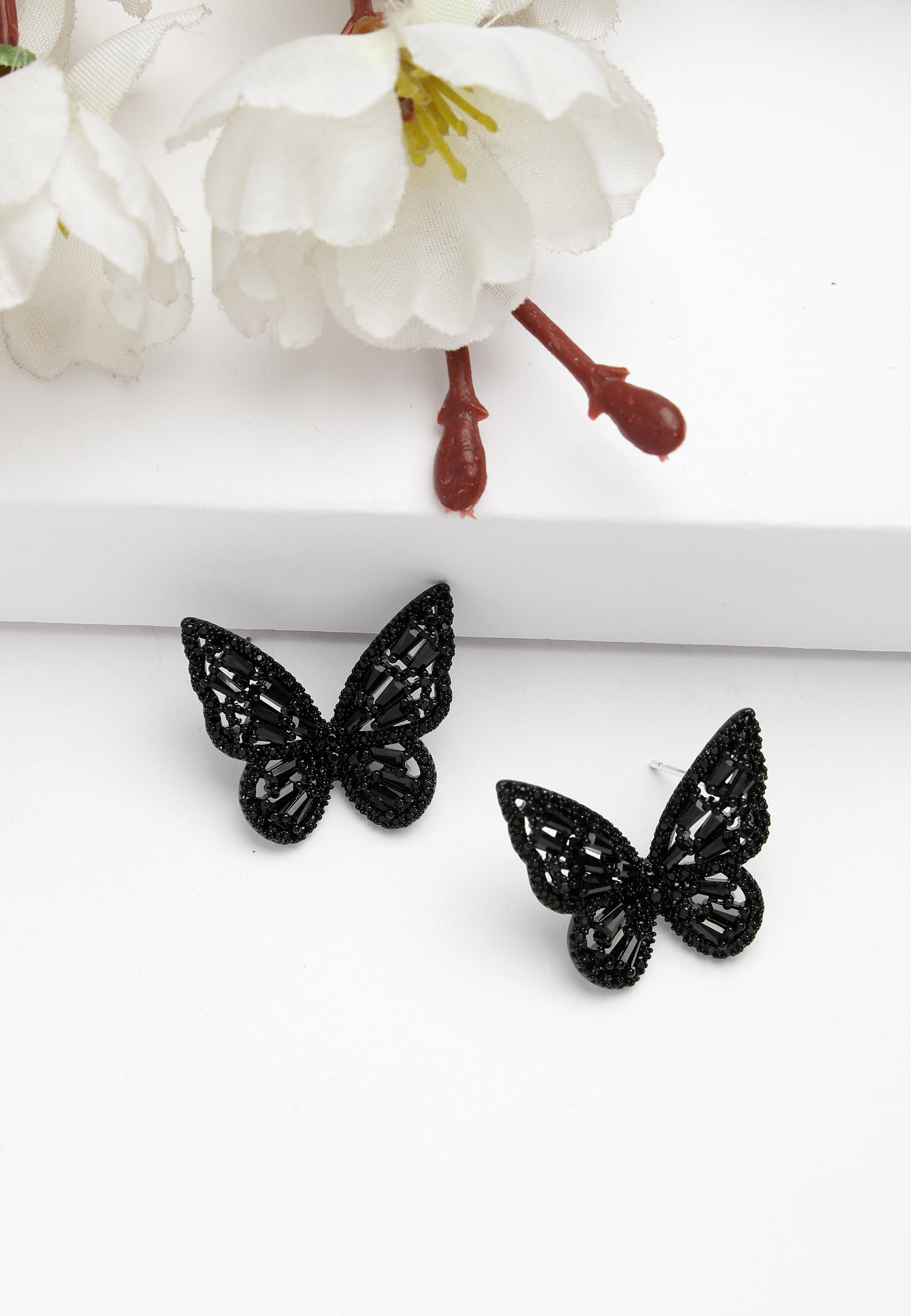 Boucles d'oreilles papillon