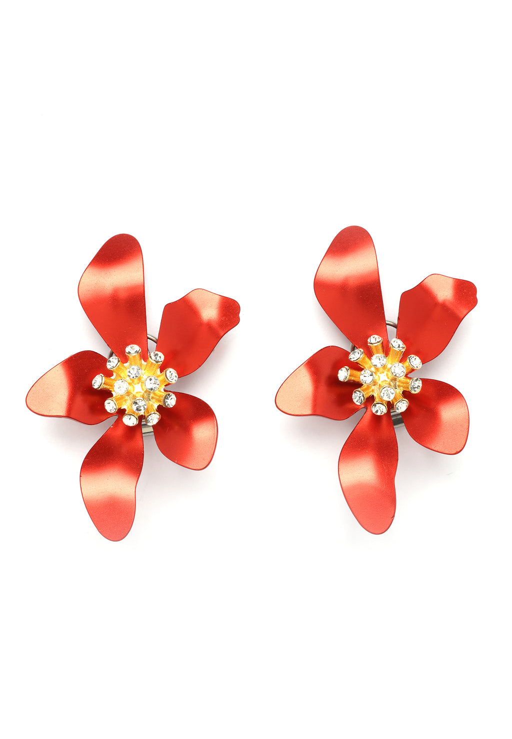 Boucles d'oreilles en forme de fleur