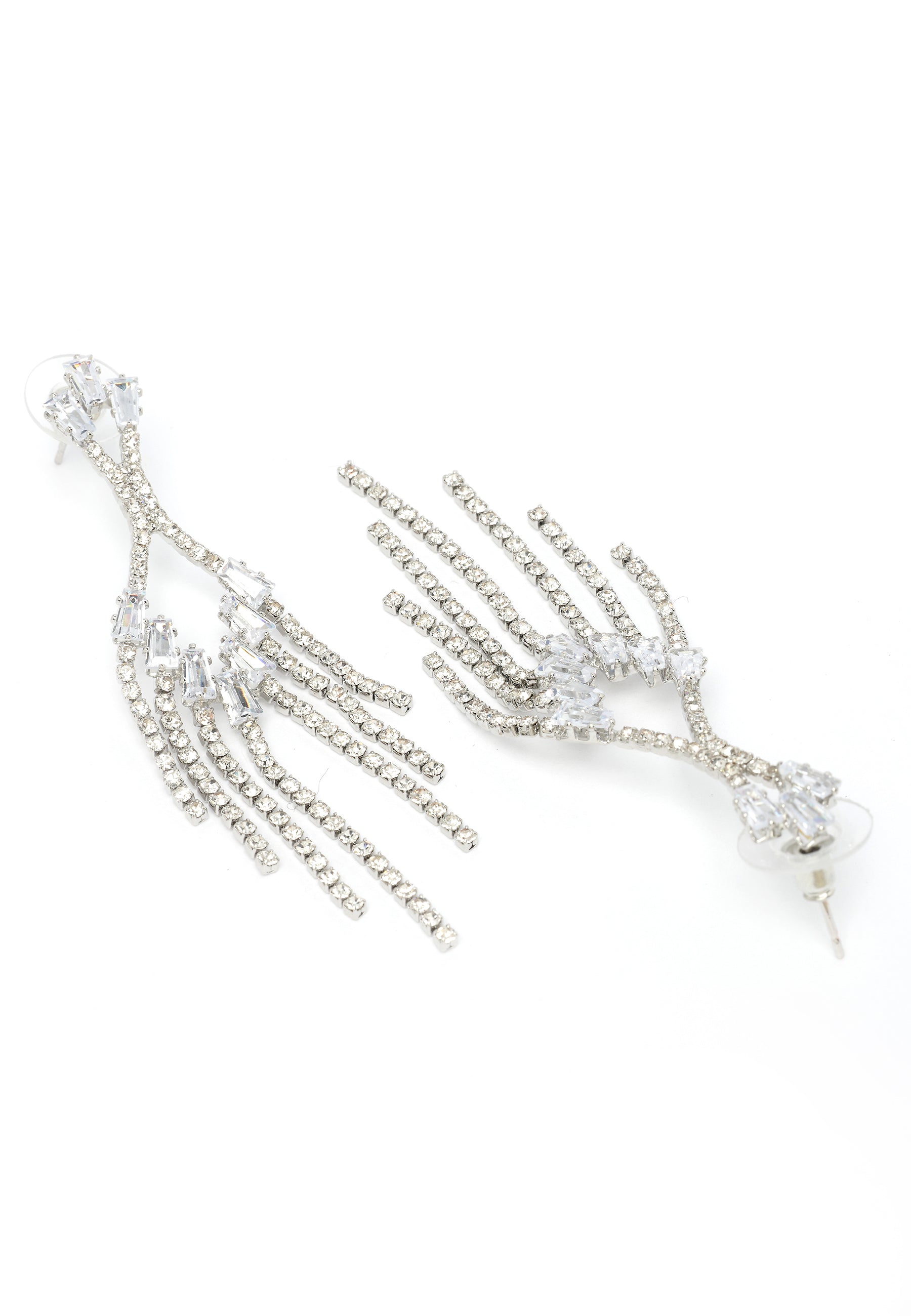 Elegant Sparkling Chain Earrings