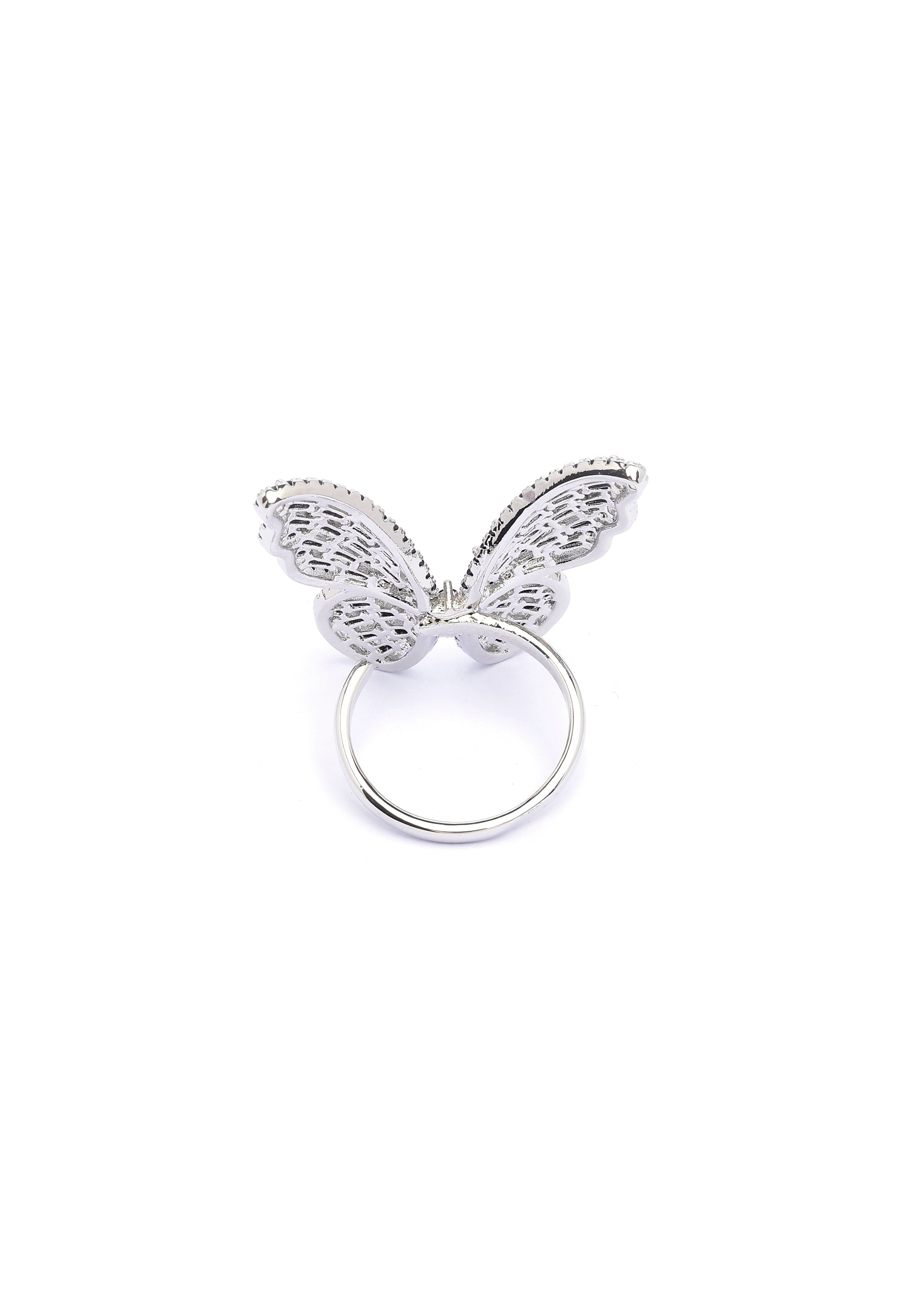 Anillo de Brillo de Mariposa Caprichosa