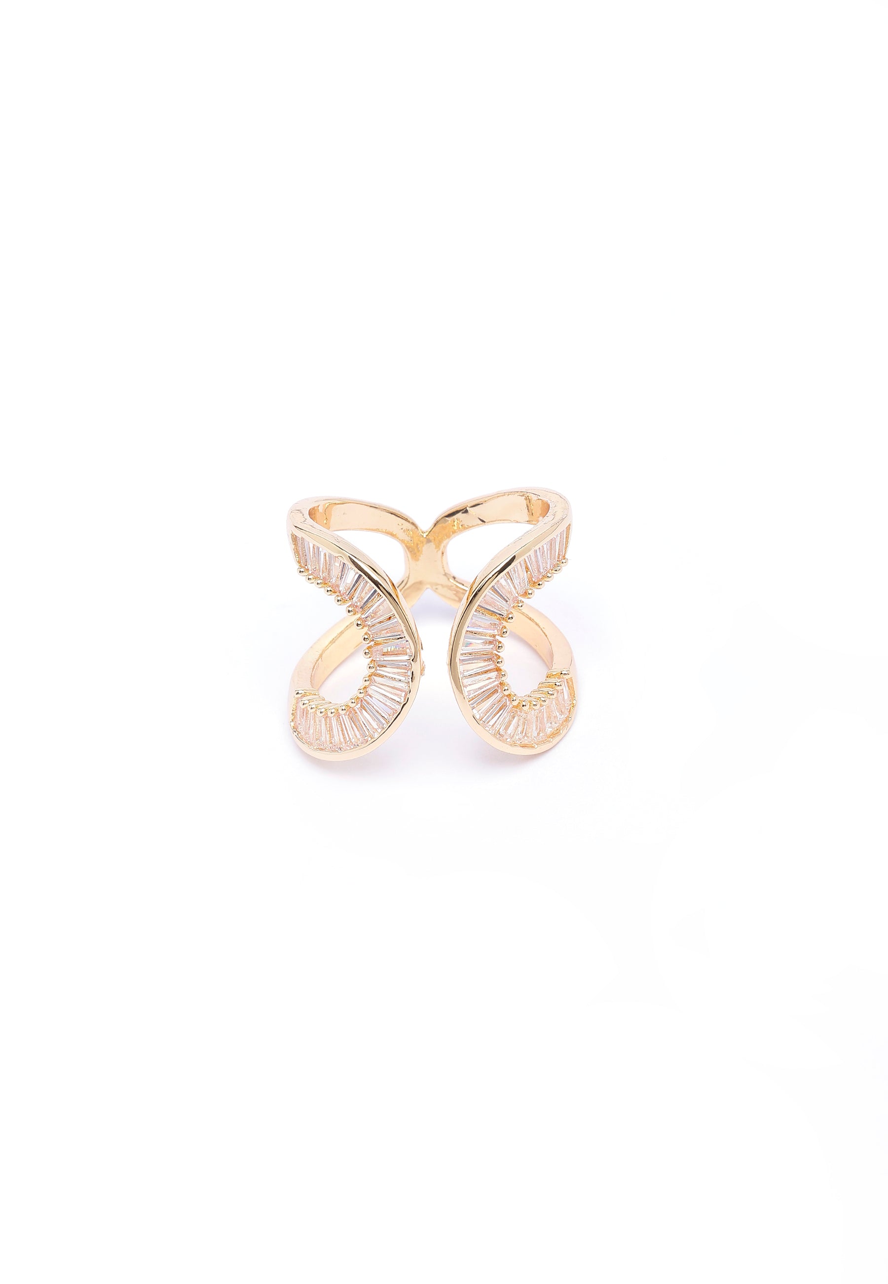 Bague Glam Croissant d'Or