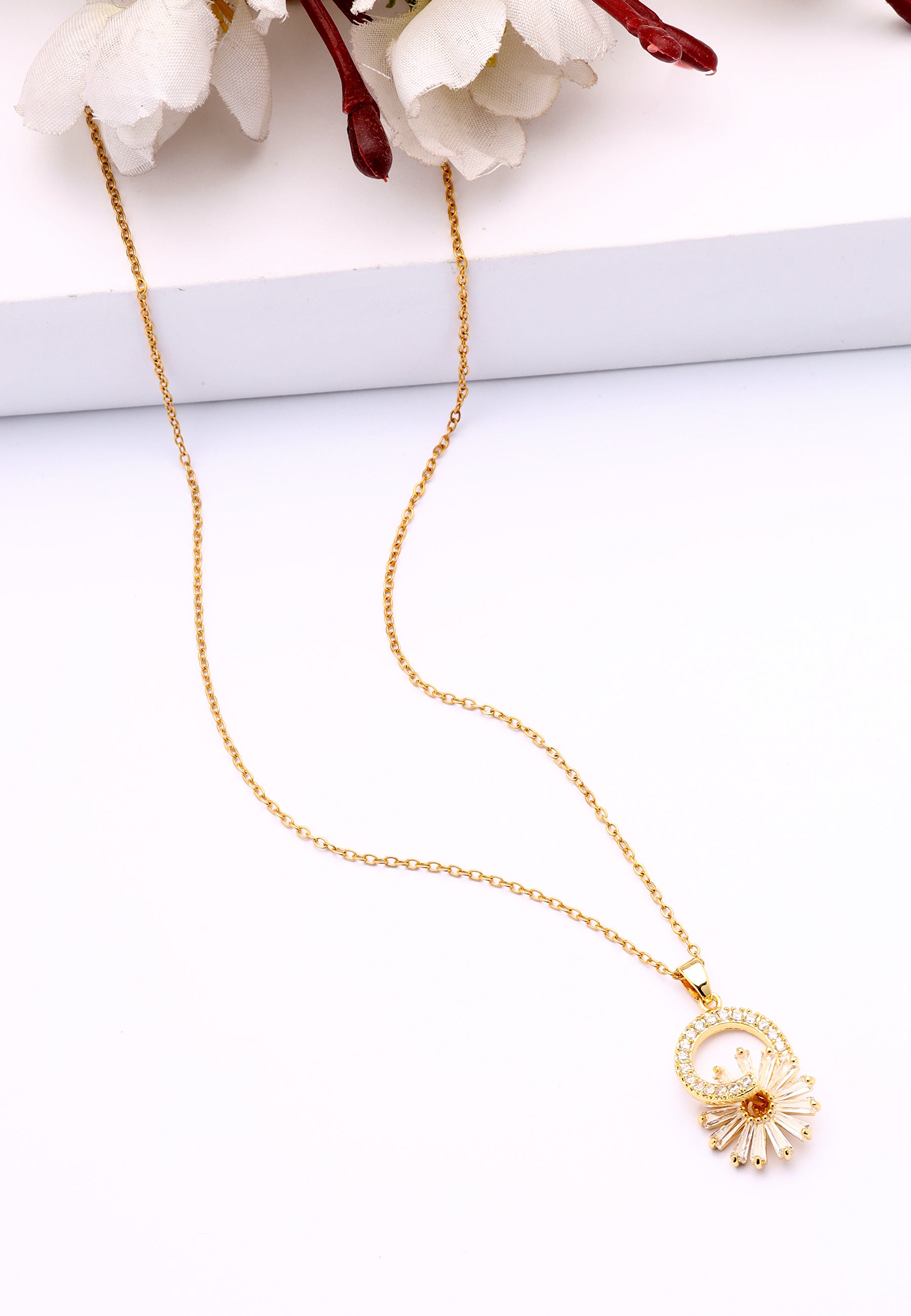 Golden Sunburst Necklace