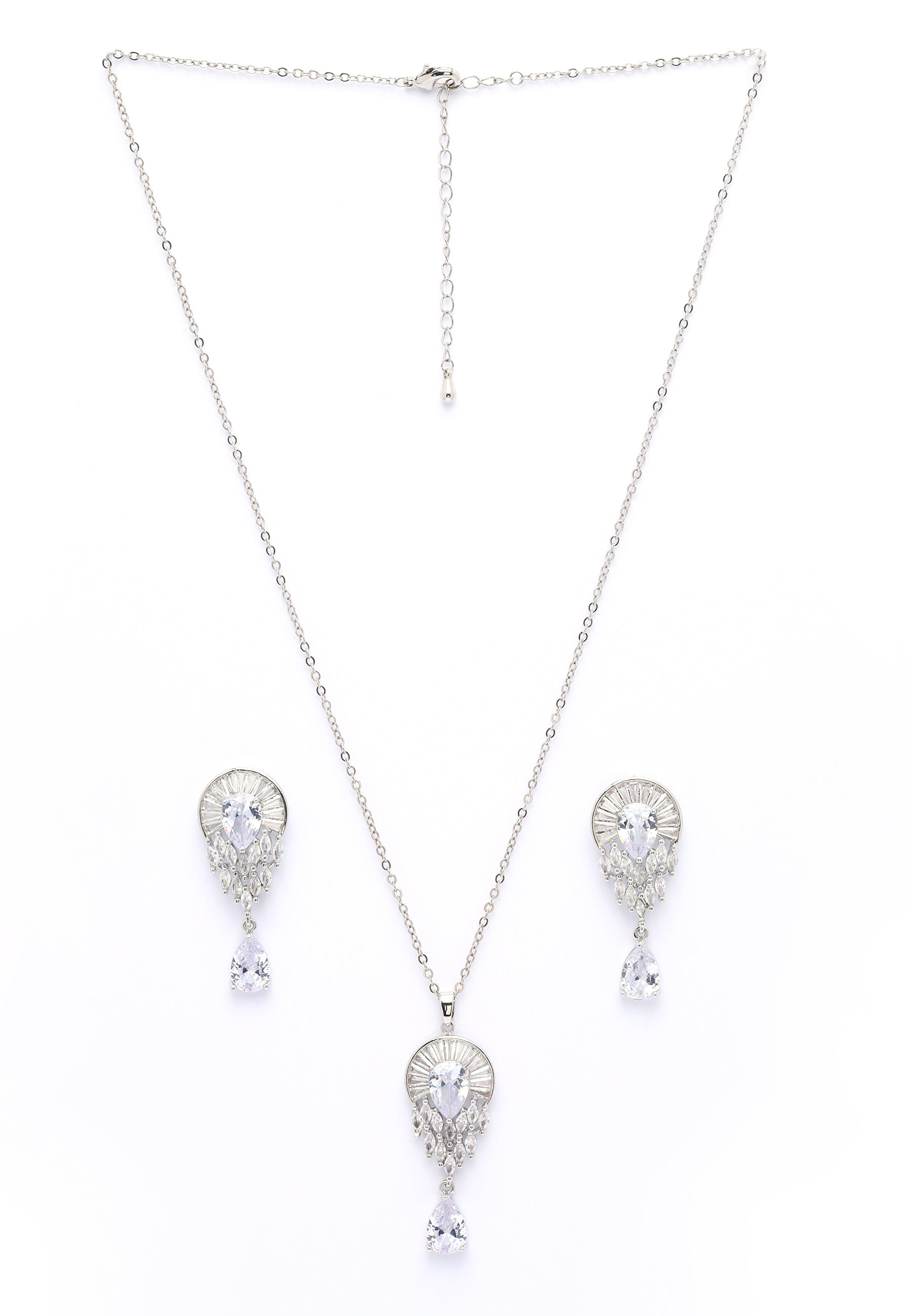 Starlight Dangle Oorbellen en Ketting Set