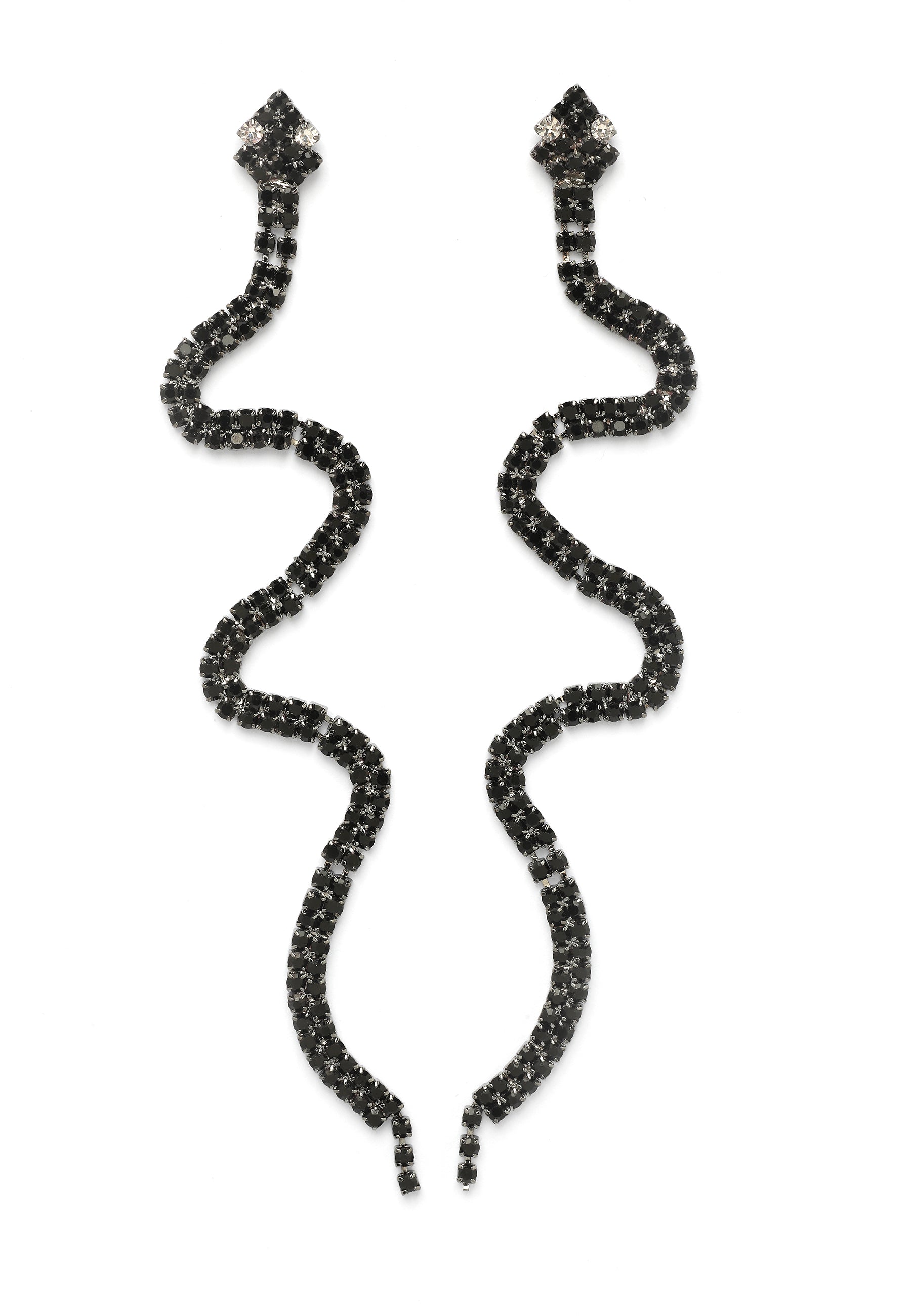 Stylish Snake Long Earrings