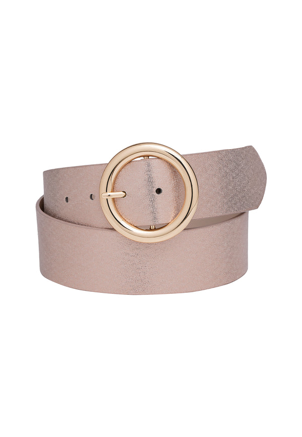 Cintura Elegante con Fibbia Rotonda