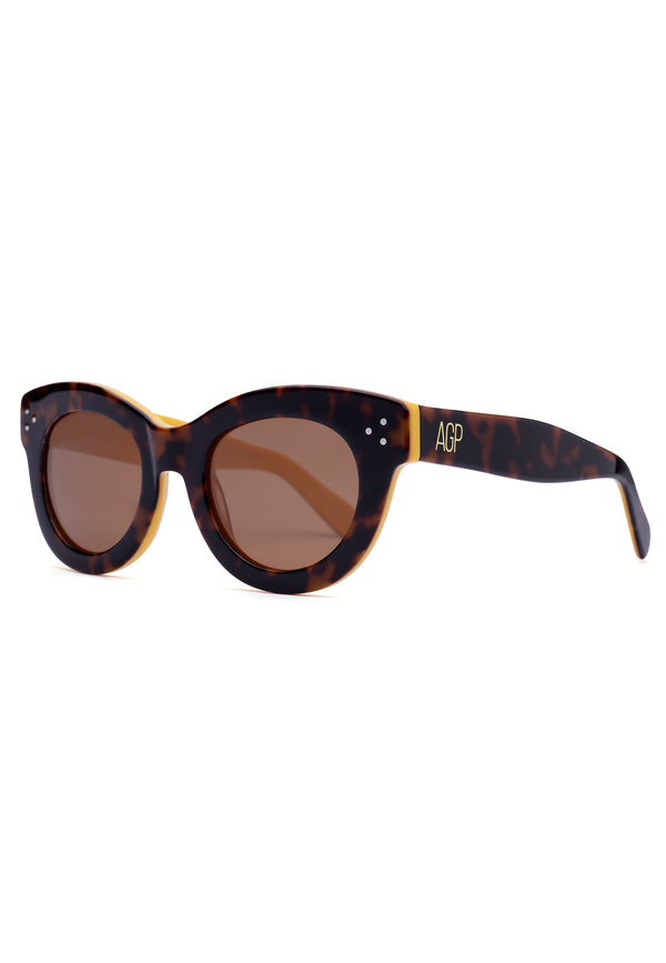 Lunettes de soleil mode rétro à monture ronde