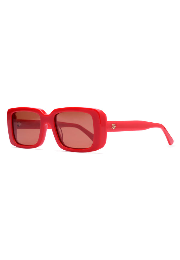 Lunettes de soleil rectangulaires audacieuses d'inspiration rétro