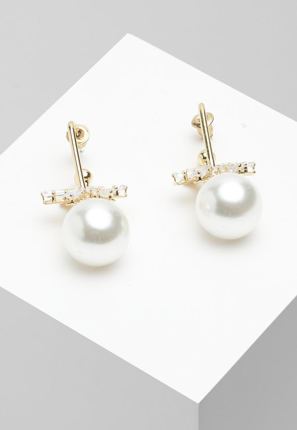 Floral Pearl Earrings