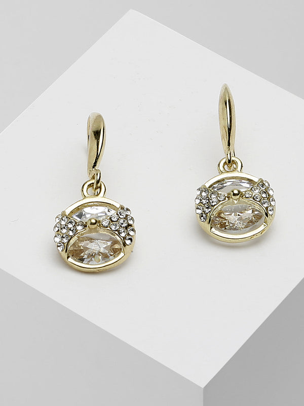 Elegant Crystals Drop Earrings