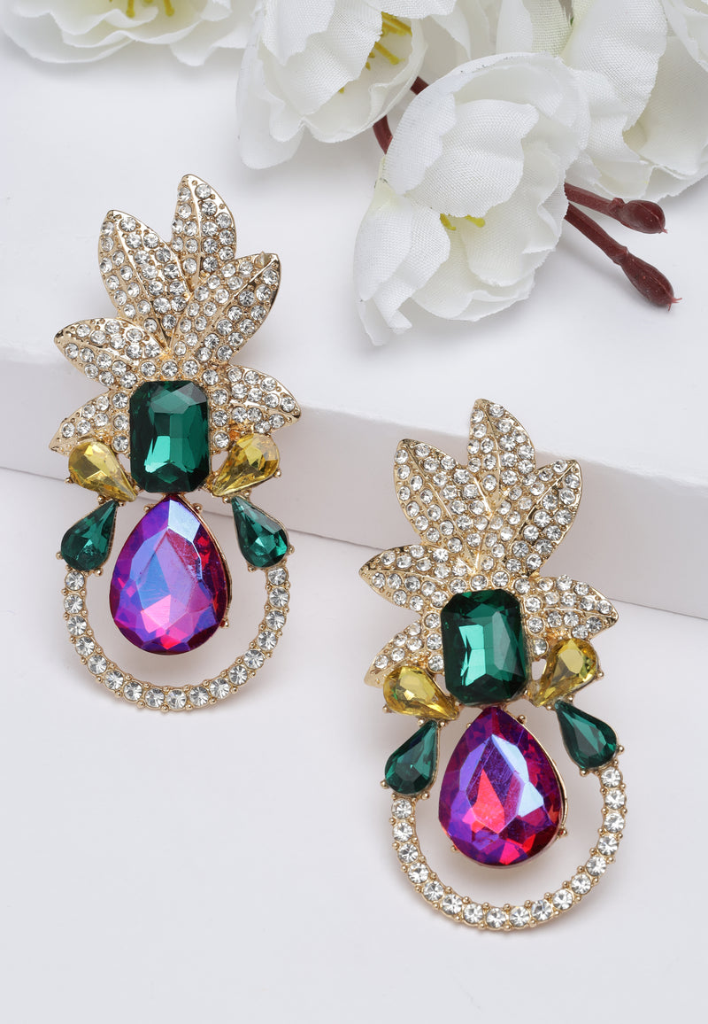 Crystals Studded Earrings